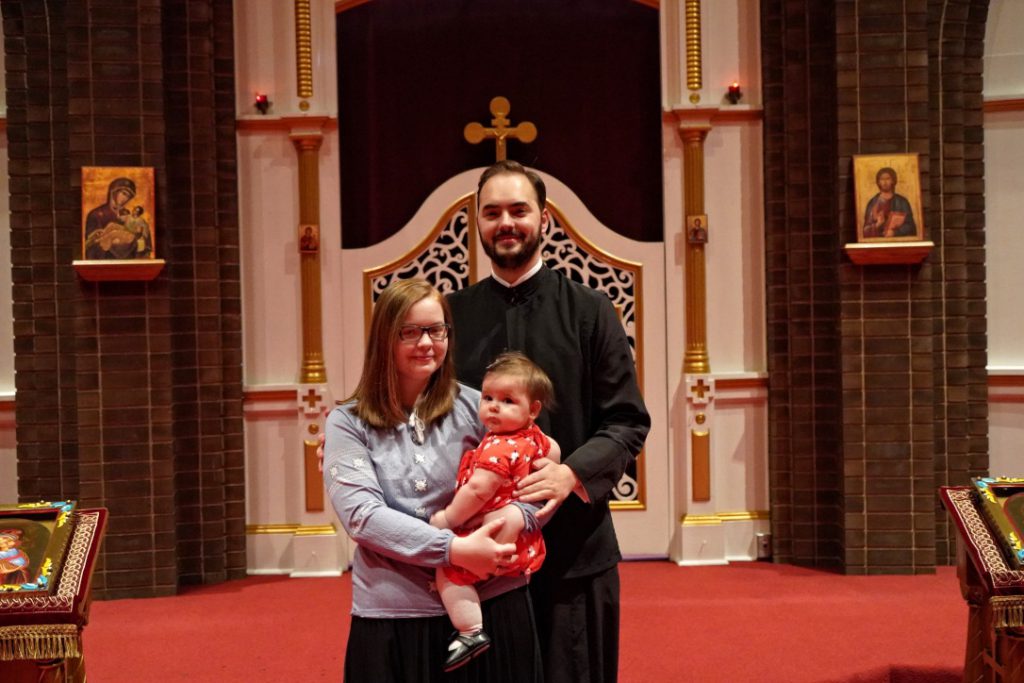 Father Stefan Djoric and his family